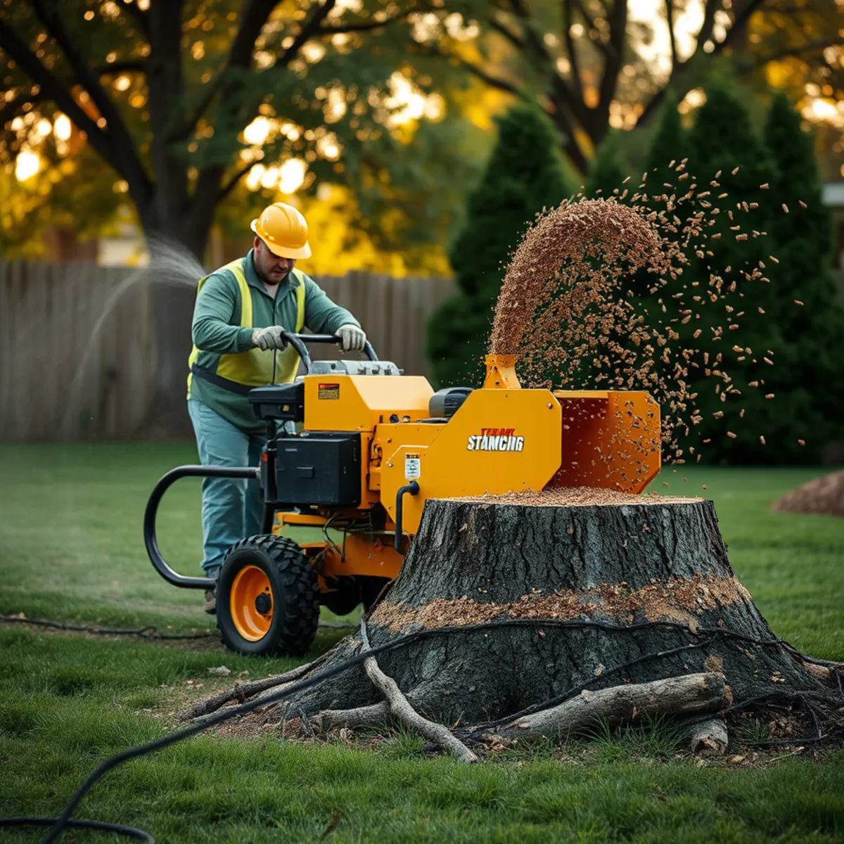 Stump Grinding in Fort Worth, TX by Sion Tree Service